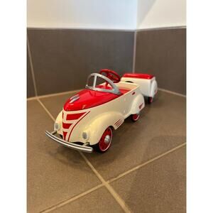 1940 Pioneer Roadster w/ trailer mini pedal car Hallmark Kiddie Car Classics